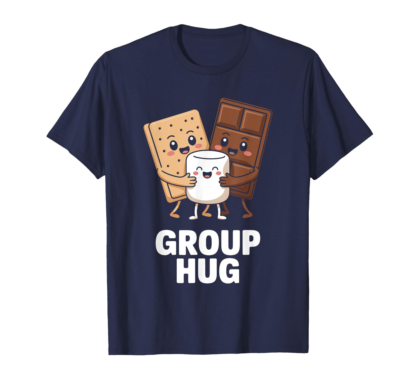 S'more Fun Camping Marshmallow Group Hug Campfire T-Shirt