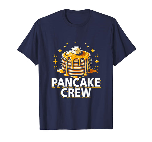 Pancake Crew Breakfast Food Syrup Cute Pancake Maker T-Shirt