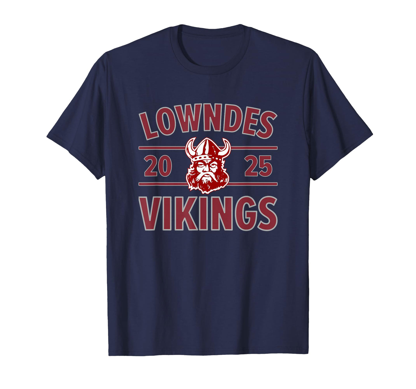 Lowndes Vikings Logo 2025 HS T-Shirt