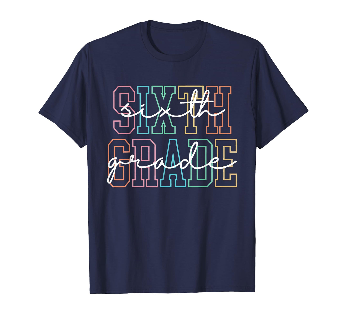Sixth Grade Squad 6th Grade Team Retro First Day of School T-Shirt