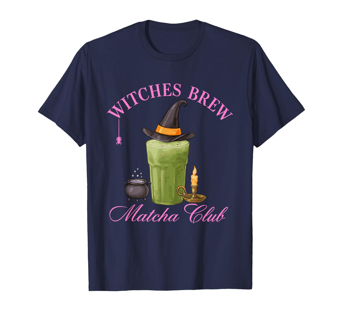 Witches Brew Matcha Club Halloween Quote T-Shirt