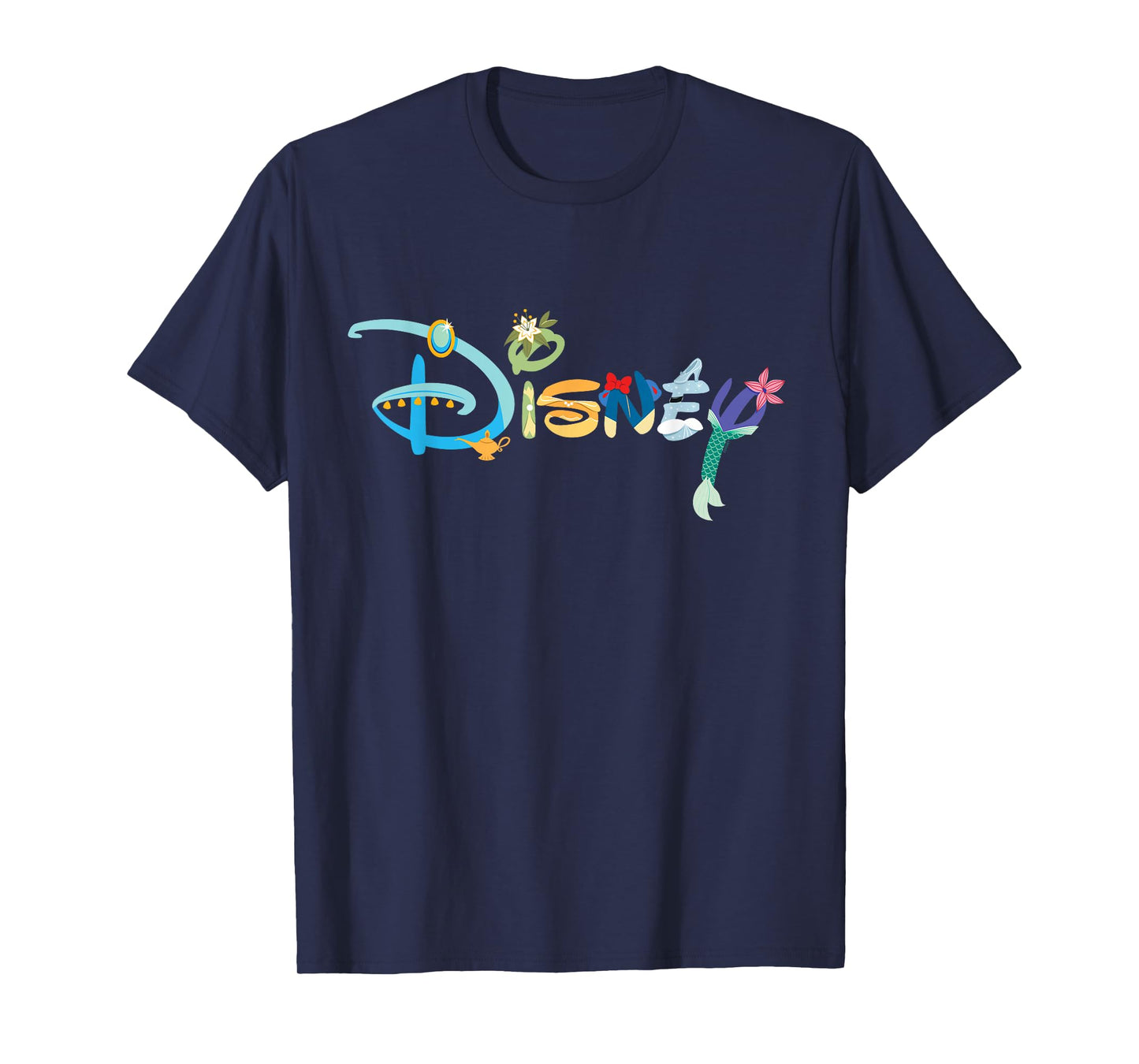 Disney Princess Letters Classic Disney Logo T-Shirt