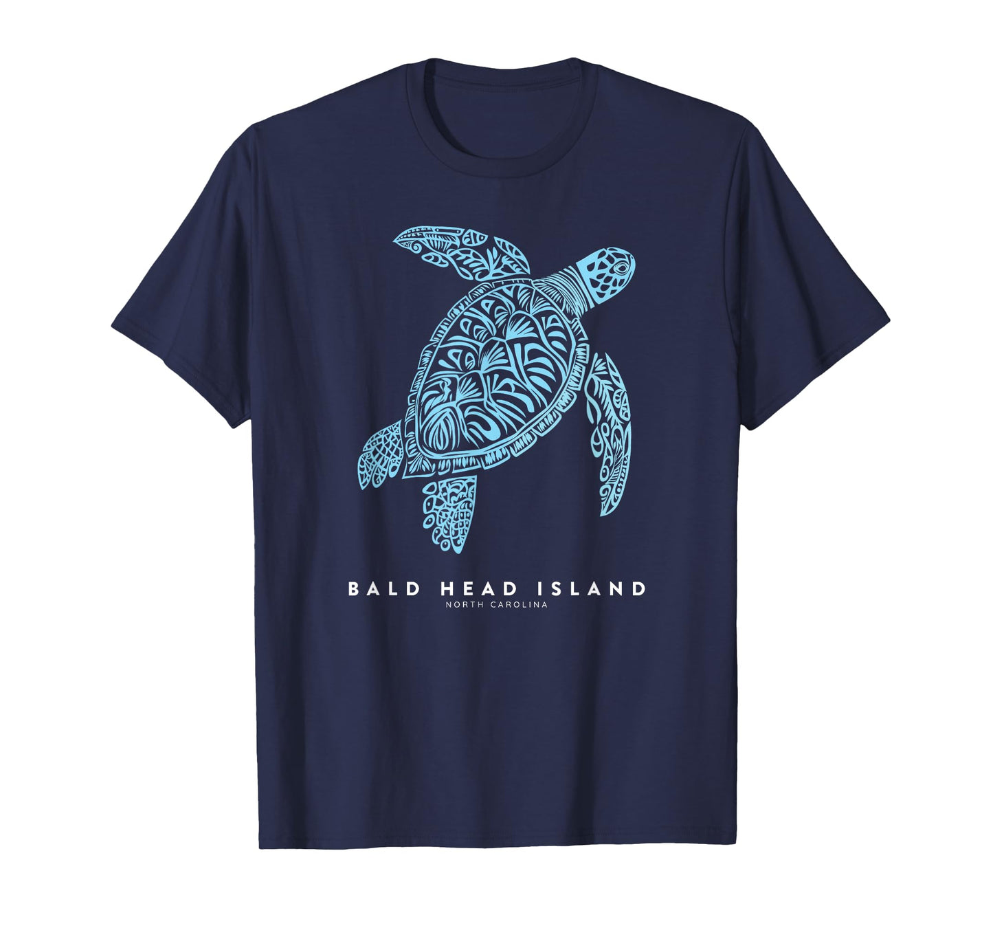 Bald Head Island NC Beach Vacation Vintage Sea Turtle T-Shirt