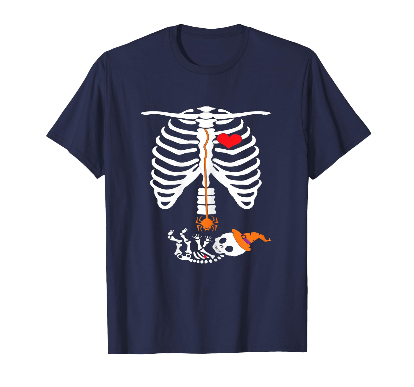 Matching mom and Baby Skeleton for Unique Halloween T-Shirt