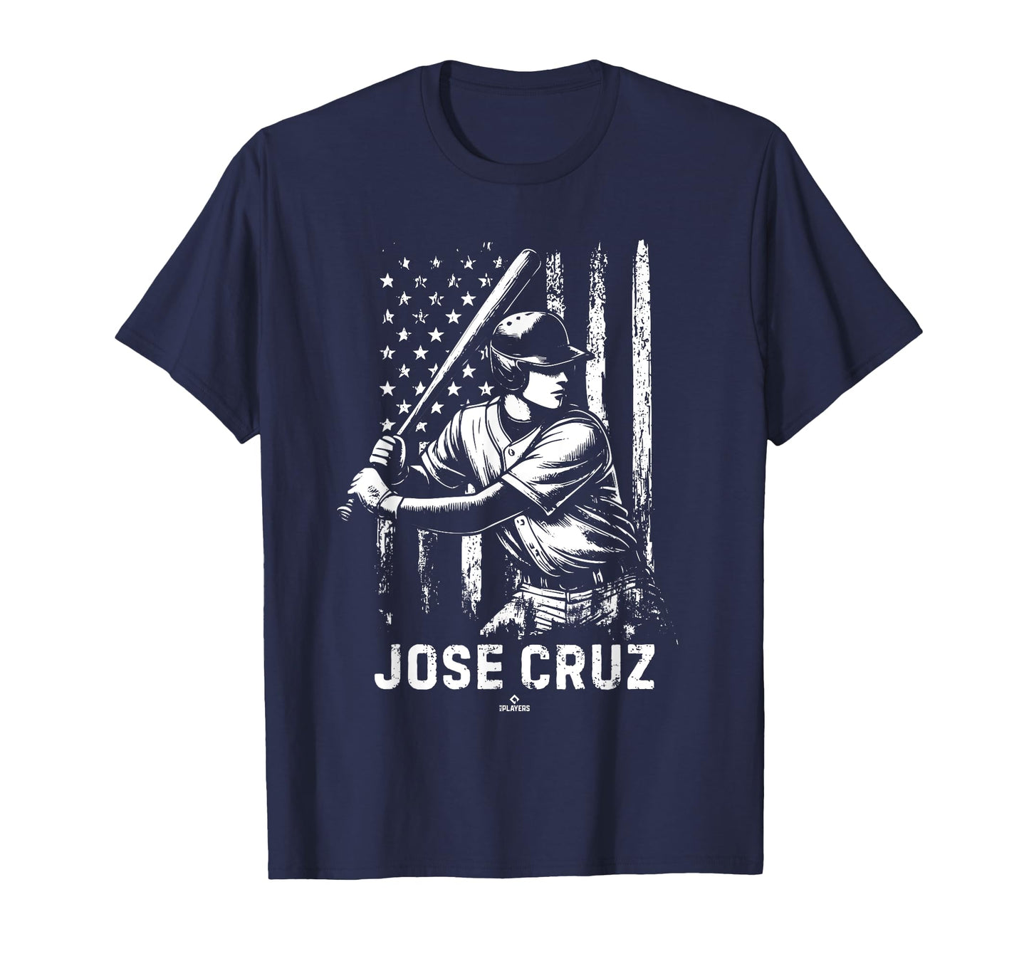 Player Illustration Flag Jose Cruz Prospect Baseball Fan T-Shirt