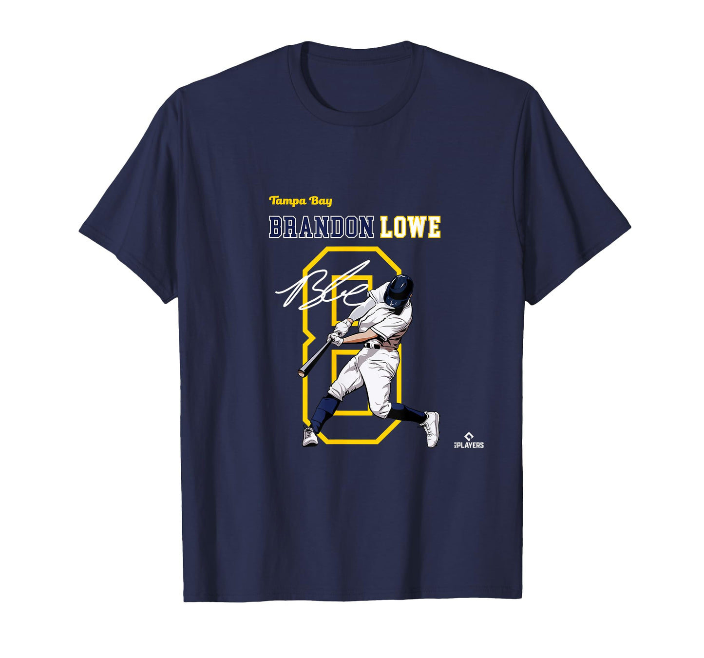 Brandon Lowe | Tampa Bay Baseball Players | MLBBLE3004 T-Shirt