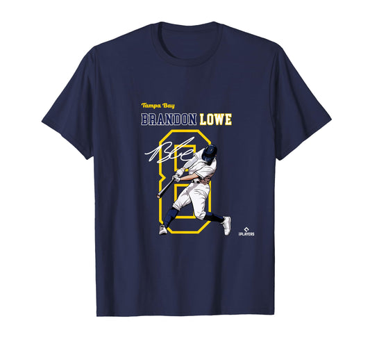 Brandon Lowe | Tampa Bay Baseball Players | MLBBLE3004 T-Shirt