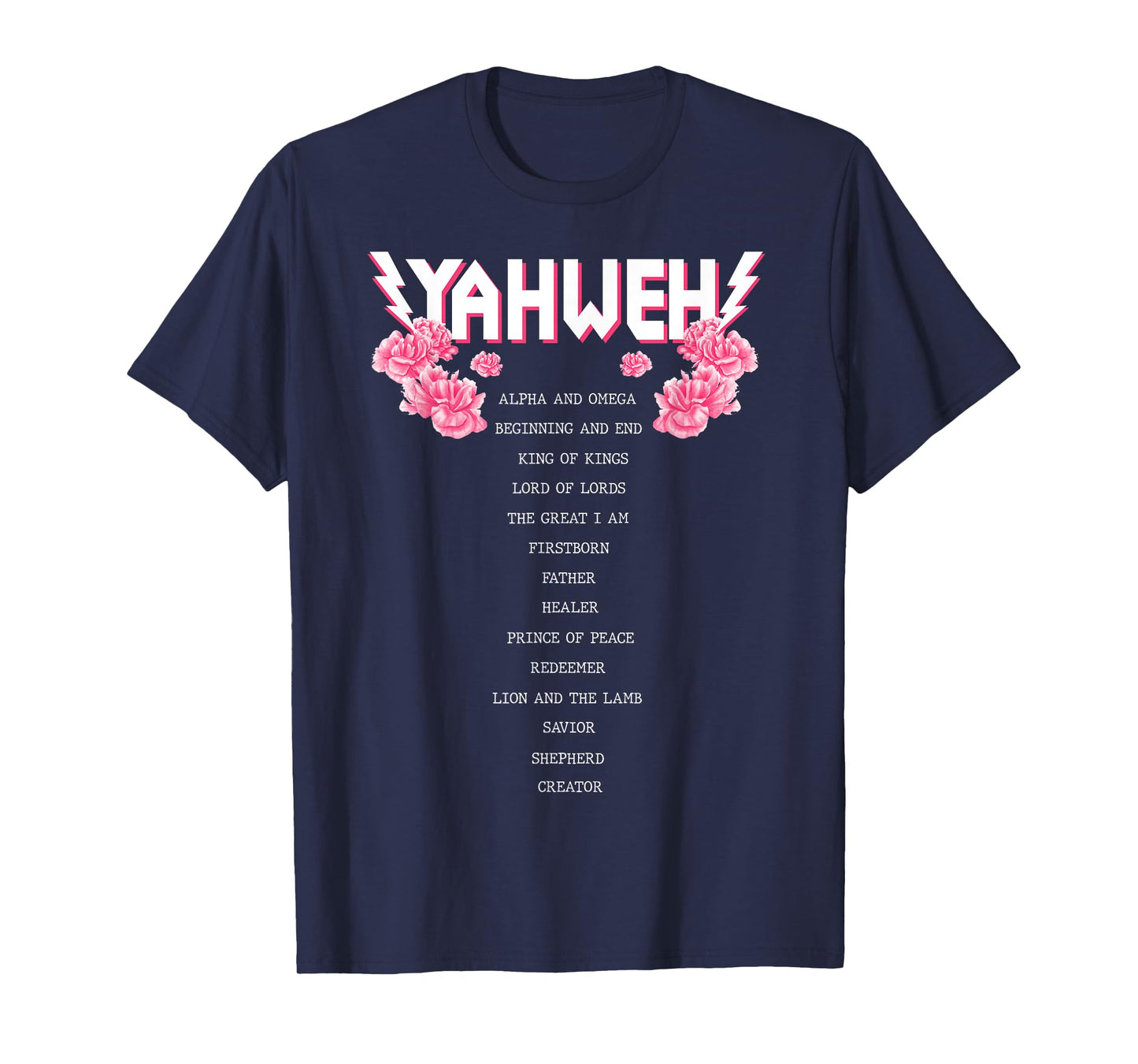 Yahweh Christian Religious YHWH Apparel Men and Women T-Shirt