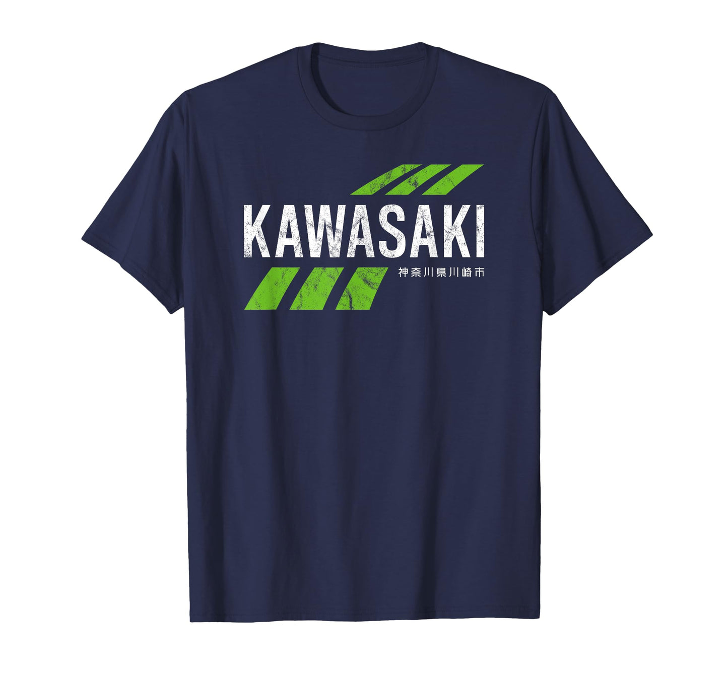 Retro Vintage KAWASAKI Green City for Men or Women T-Shirt