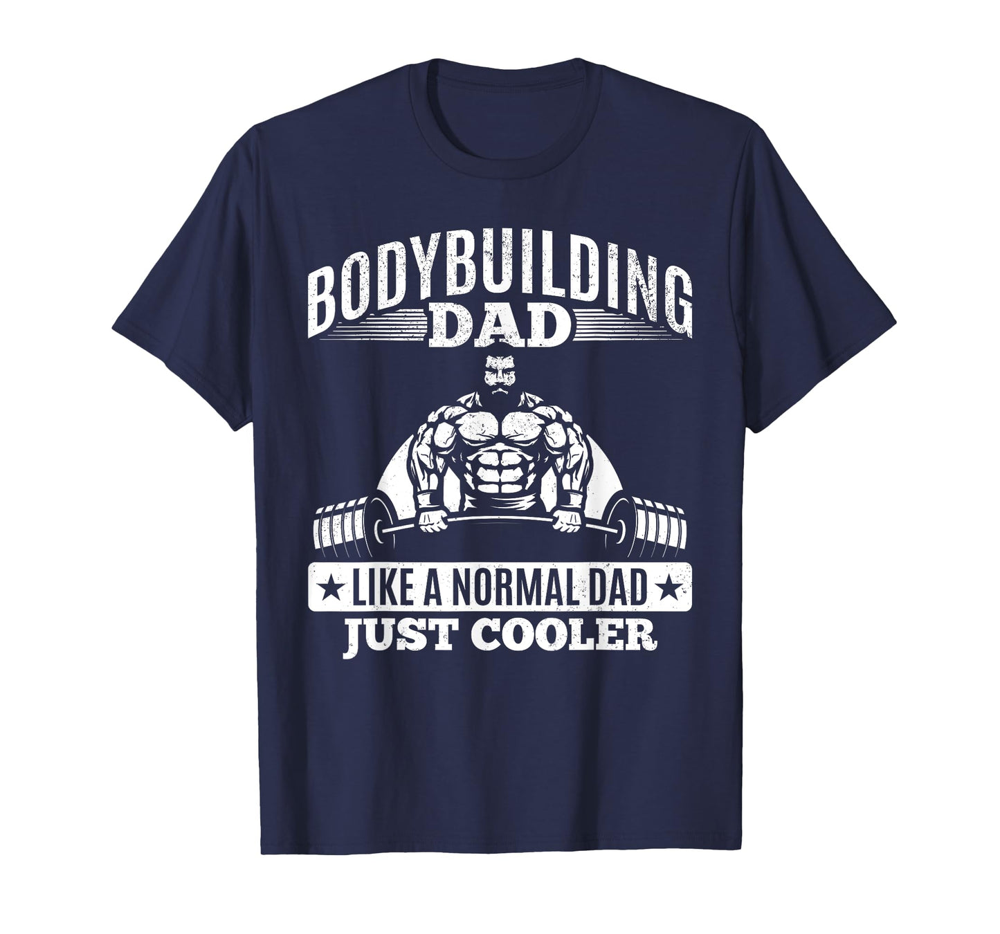 Powerlifting Daddy Training Fitness Gym Bodybuilding Dad T-Shirt