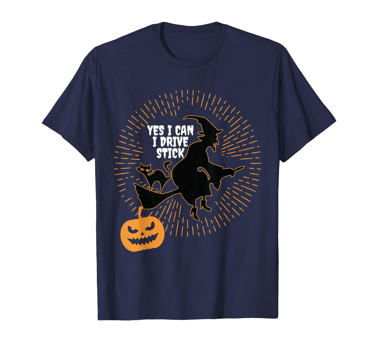 Women Yes I Can Drive Stick Halloween T-Shirt