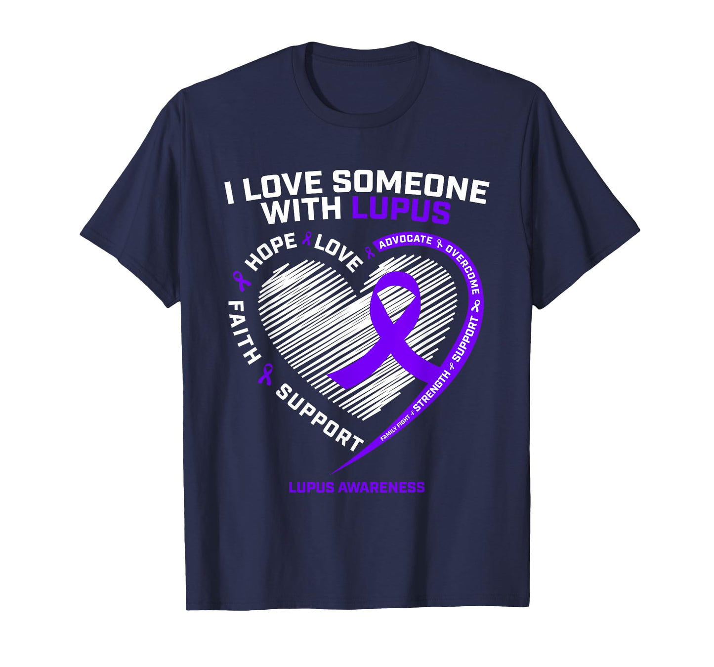 Men Women Mom Wife Gifts Products Daughter Lupus Awareness T-Shirt