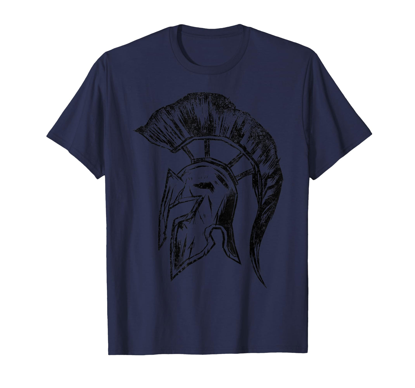 Retro Vintage Spartan Helmet Warrior Trojan Warrior T-Shirt