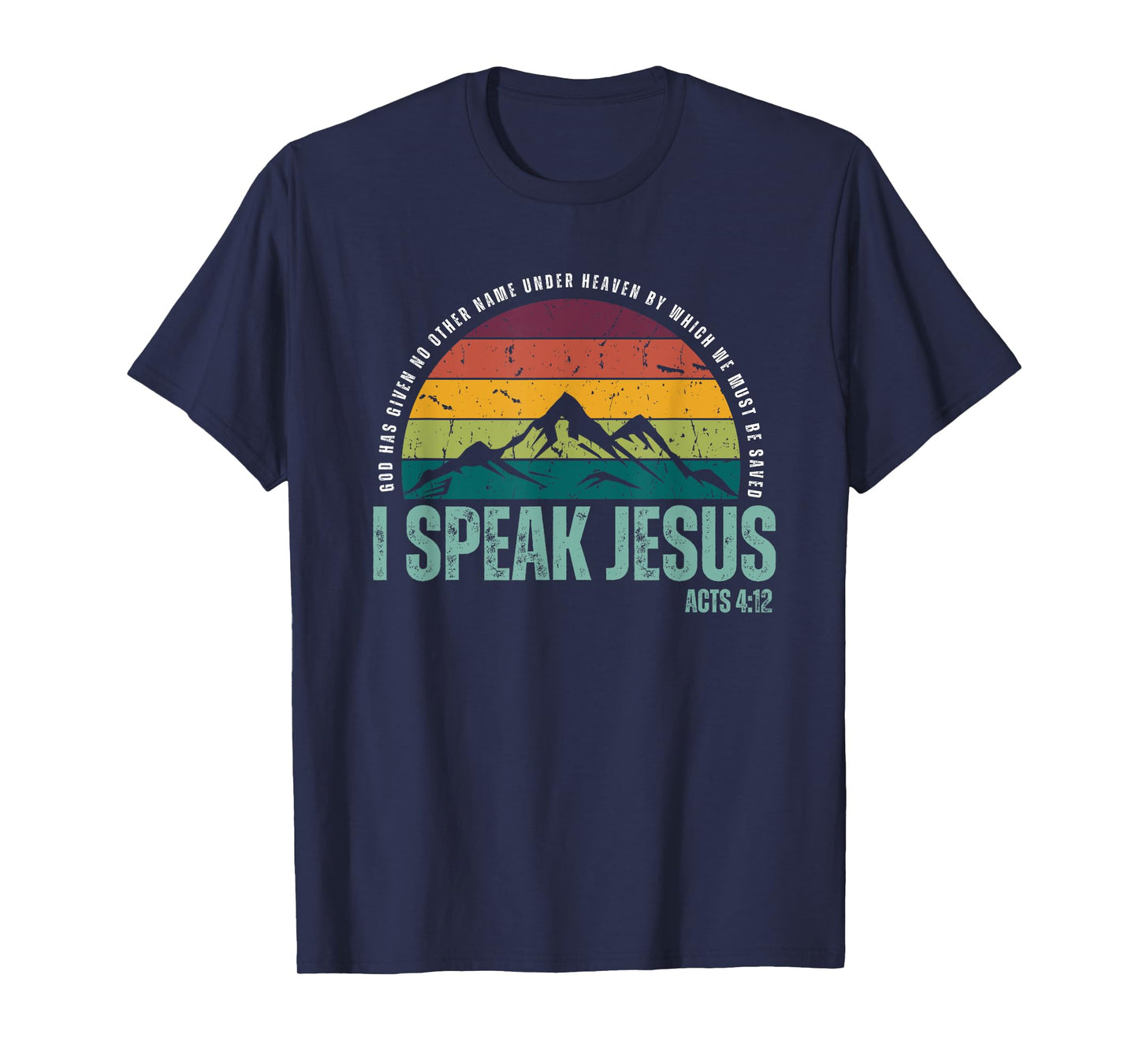 I Speak Jesus Men Women Youth T-Shirt