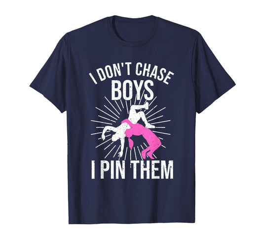 Funny Wrestling Girls Designs For Women Wrestle Athlete Fans T-Shirt