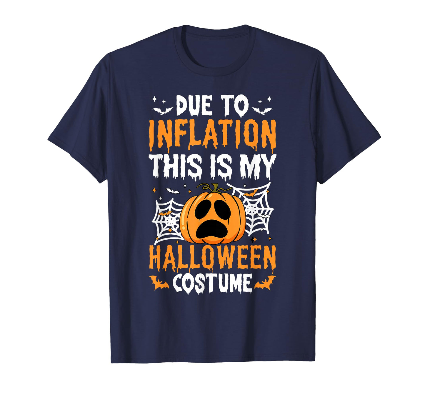 Pumpkin Halloween Costume Men Women Funny Halloween T-Shirt