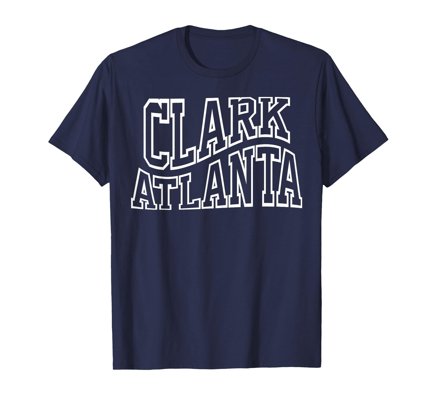 Vintage Clark Family AL State Atlanta Wave Text Hometown T-Shirt