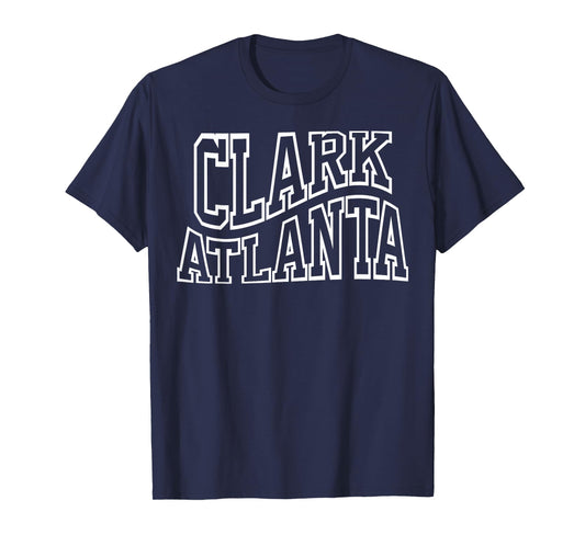 Vintage Clark Family AL State Atlanta Wave Text Hometown T-Shirt