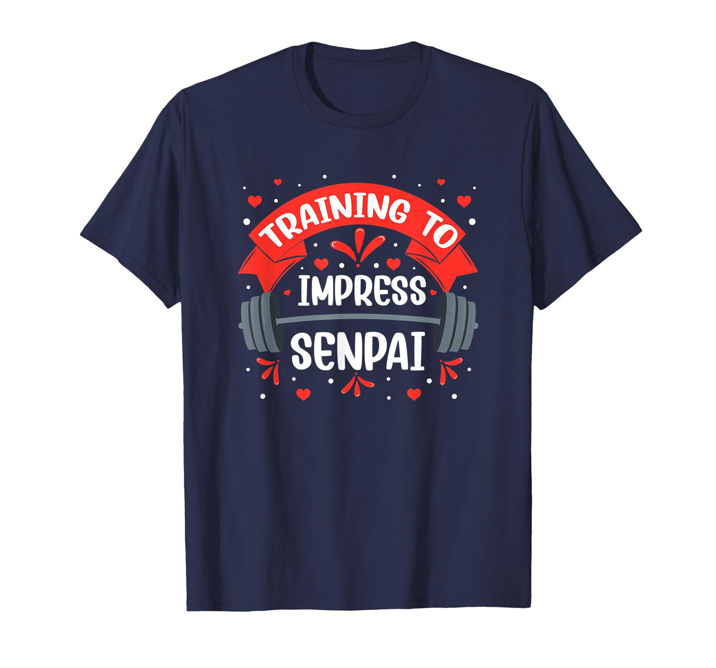 Funny Anime Workout Training To Impress Senpai Fitness Otaku T-Shirt
