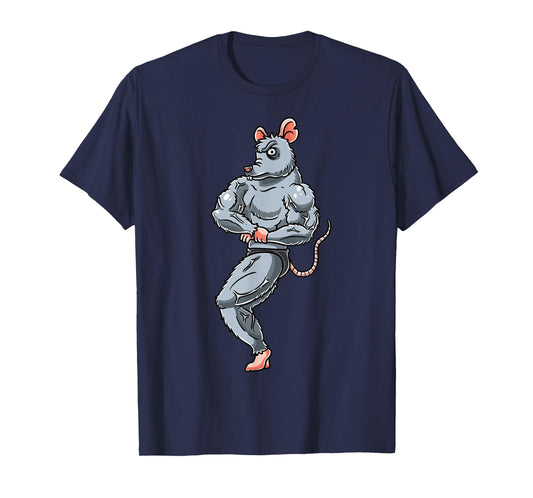Rat Bodybuilding Fitness Gym Motivation Bodybuilder T-Shirt
