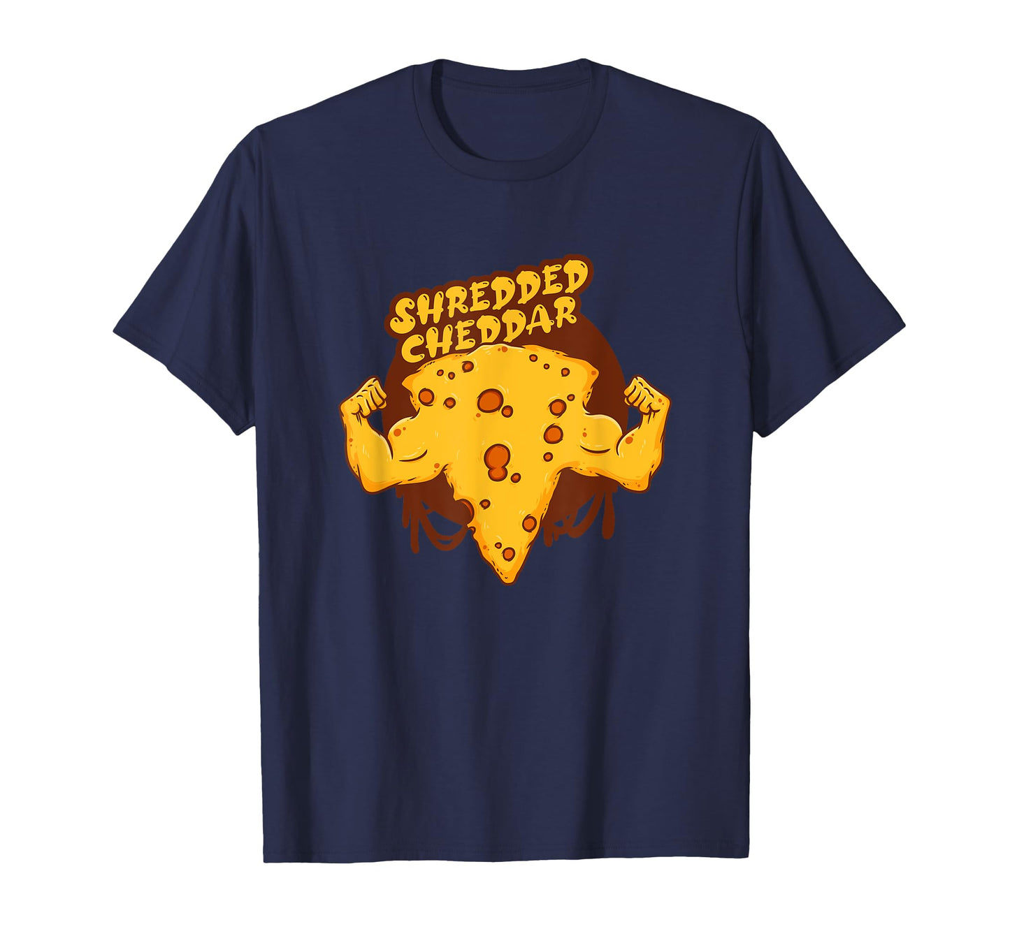 Shredded Cheddar Cheese Funny Cheese For Cheese Lovers T-Shirt