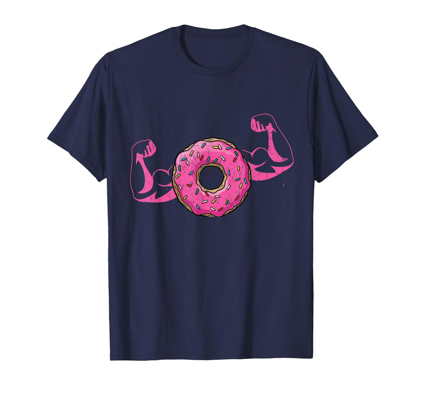 Muscle Donut Funny Powerlifting Workout T-Shirt