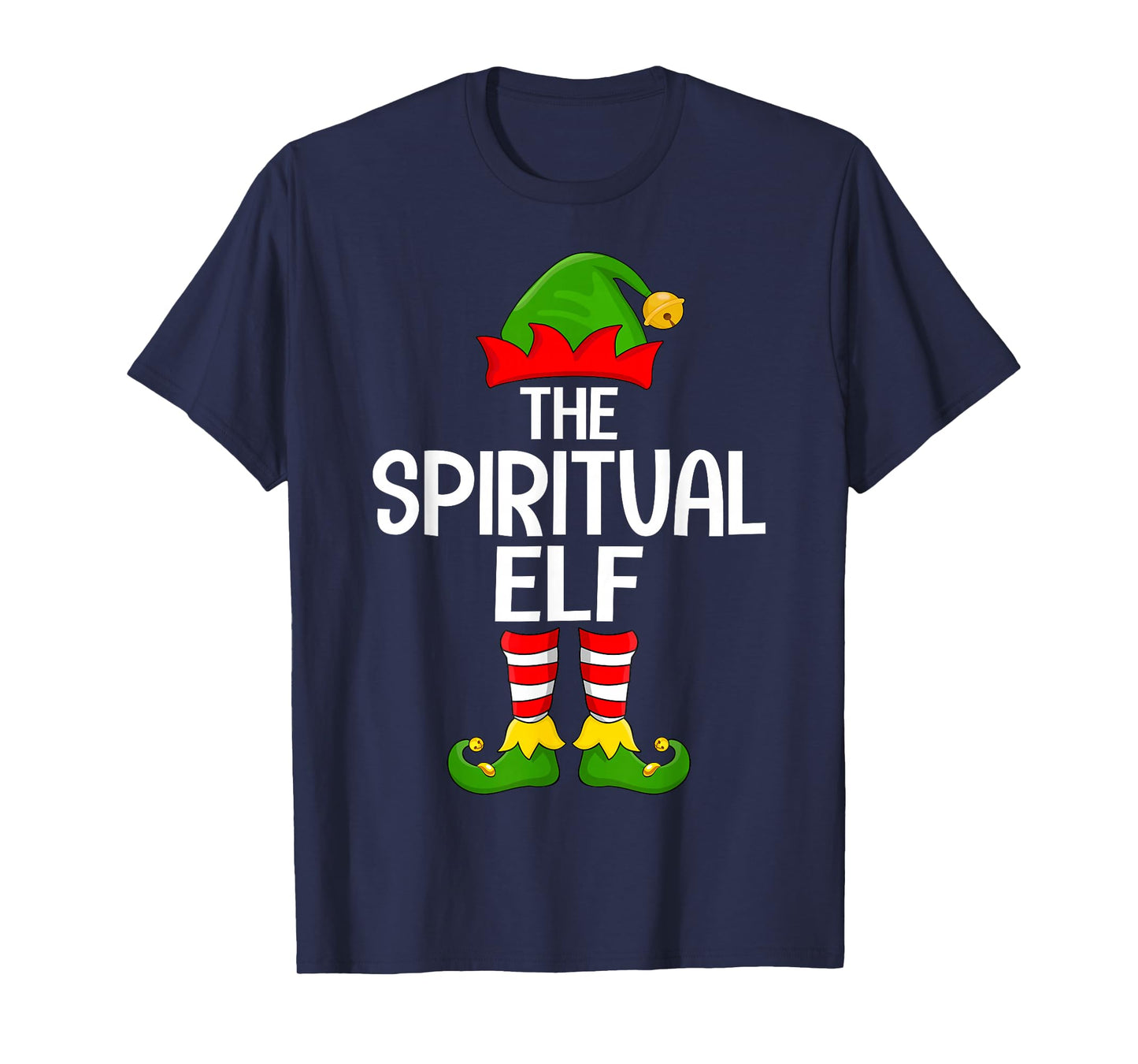 Spiritual Elf Xmas Matching Family Elf Squad Christmas T-Shirt