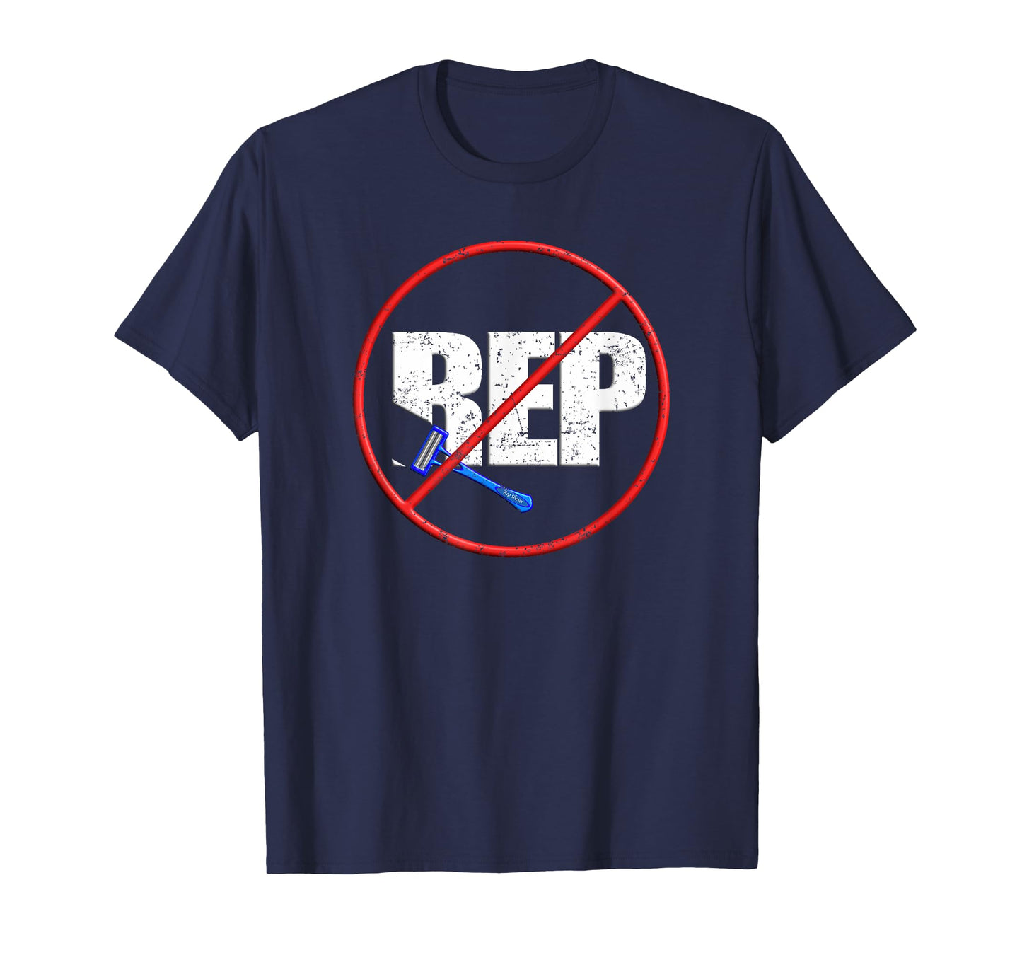 No Rep Shaving T Shirt WOD Box Gym Fitness T-Shirt