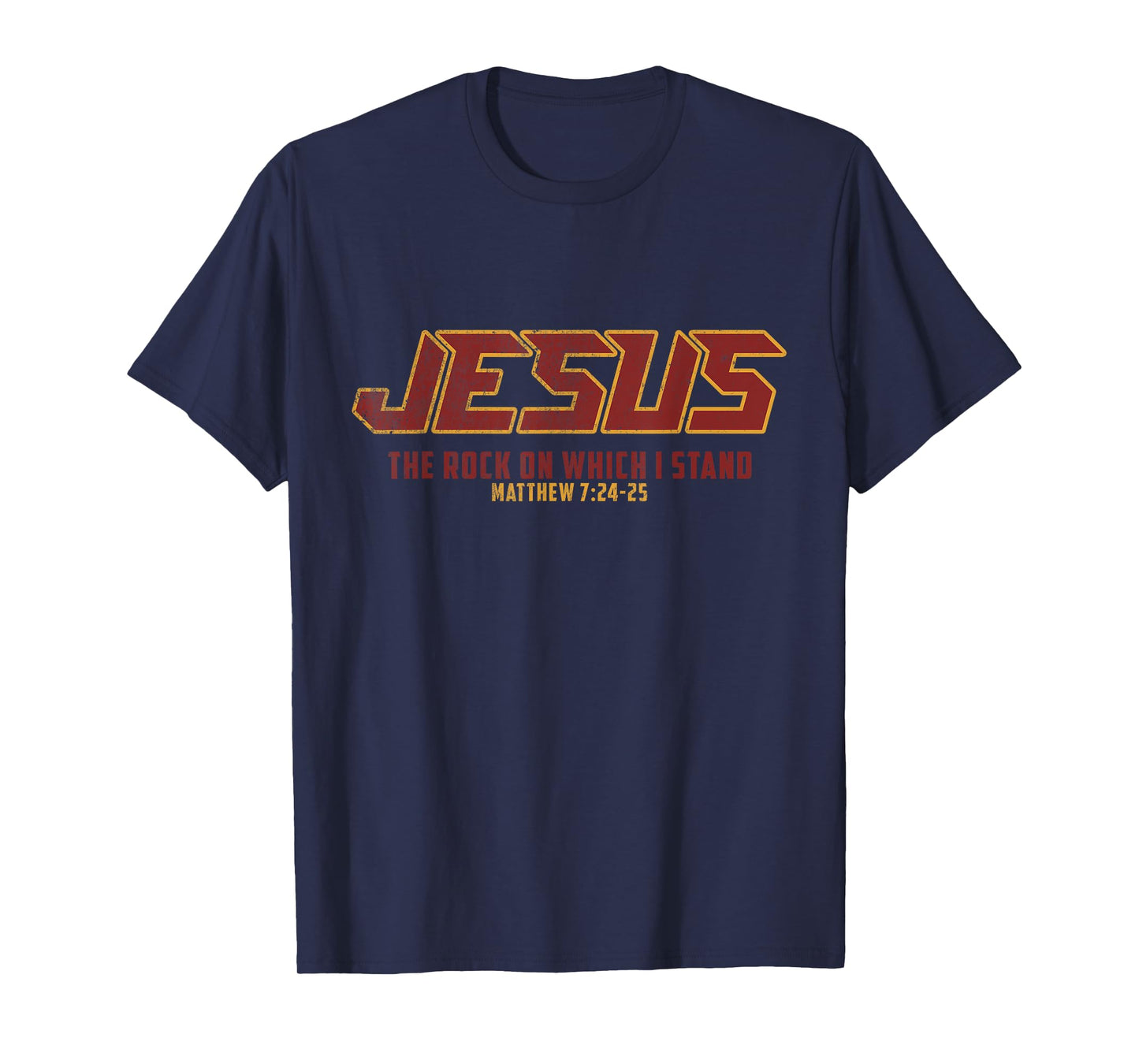 Christian Shirt - Jesus Rock: The Rock On Which I Stand T-Shirt
