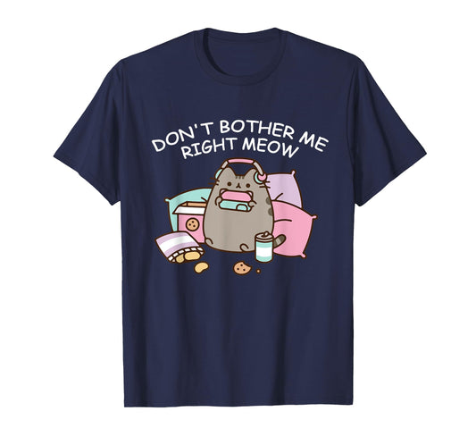 Don't Bother Me Right Meow, Funny Video Gamer and Cat Lover T-Shirt for Men Women Girls Kids