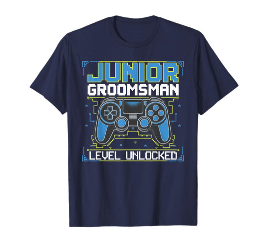Junior Groomsman Level Unlocked Wedding Junior Groomsmen T-Shirt