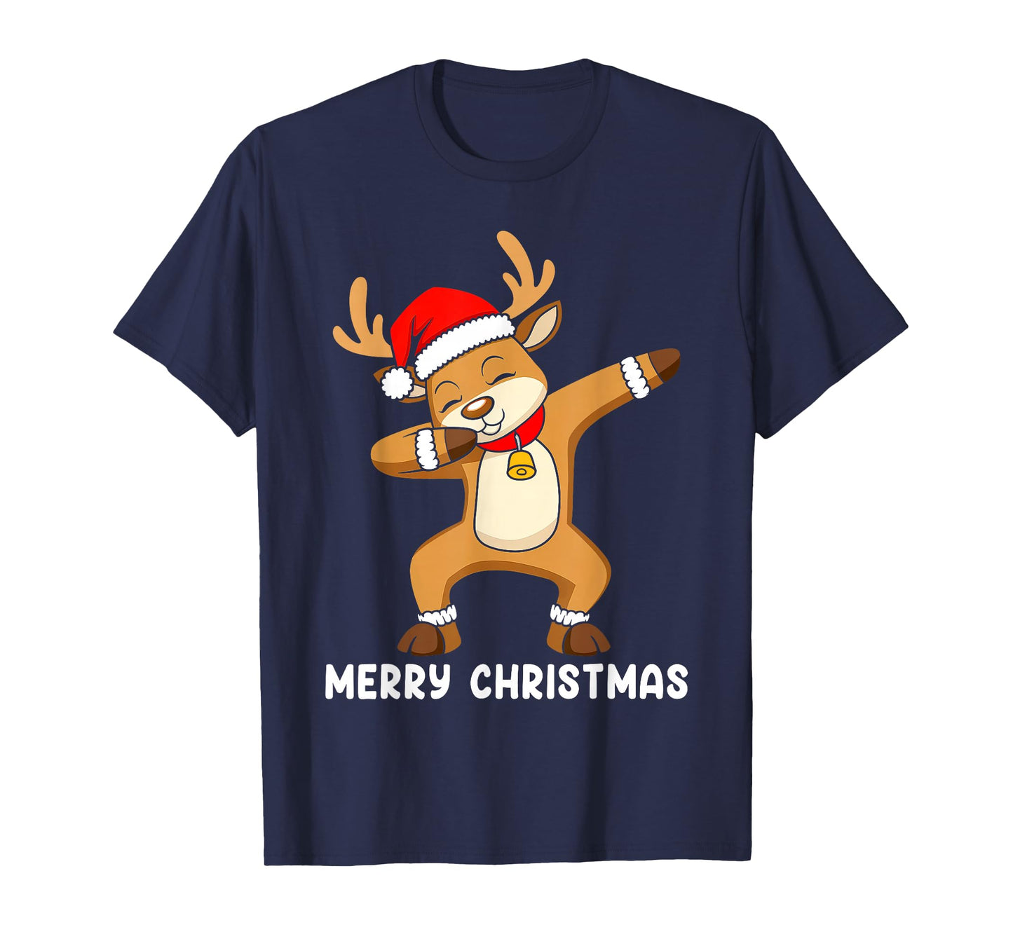 Merry Christmas Reindeer Funny Xmas Family Men Women Kids T-Shirt