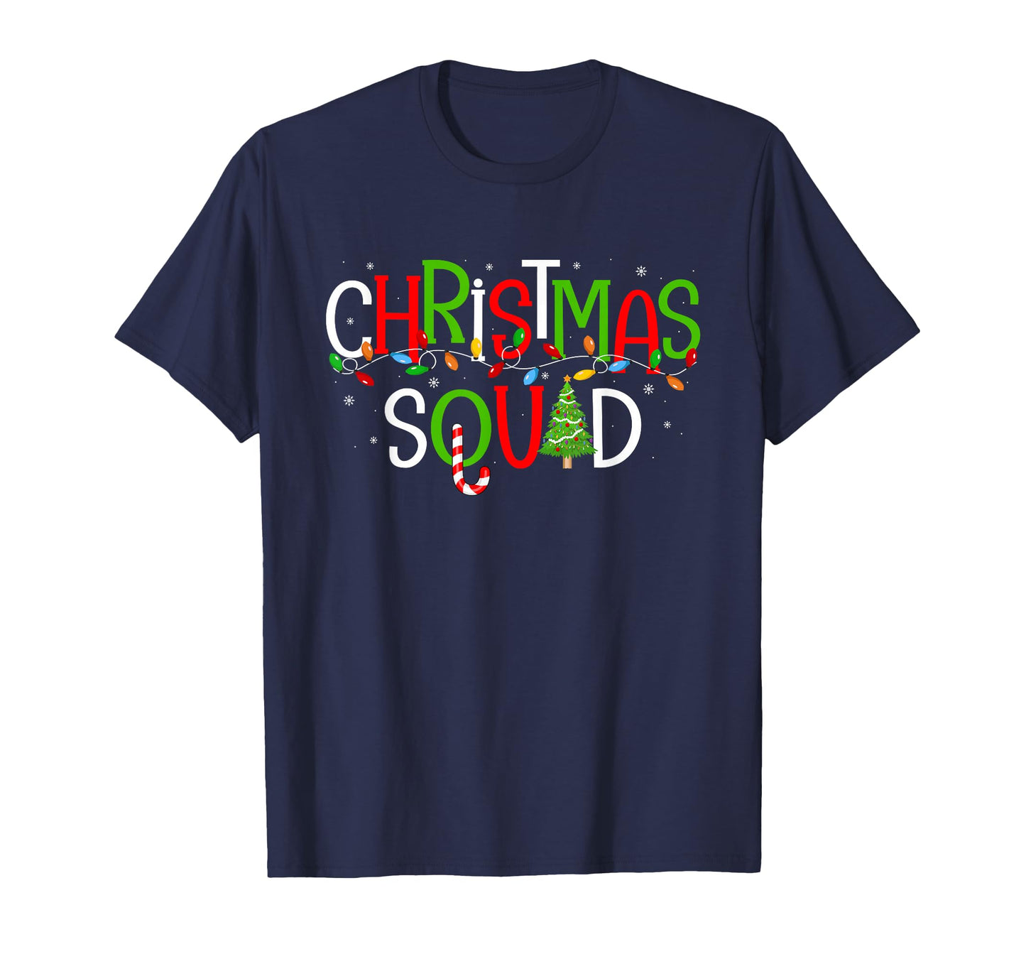Christmas Squad Matching Family Group Santa Elf Squad Xmas T-Shirt