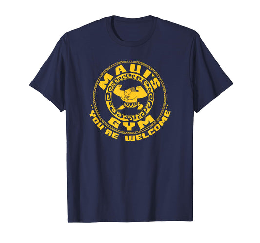 Disney Moana Maui's Gym Circle Logo T-Shirt