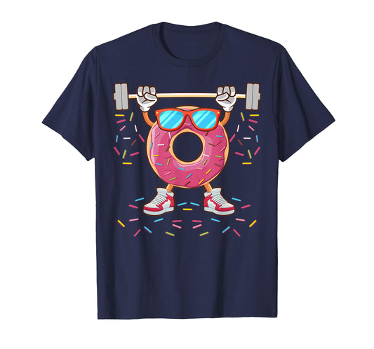 Donut Lover - Funny Fitness Workout Gym Weightlifting Donut T-Shirt
