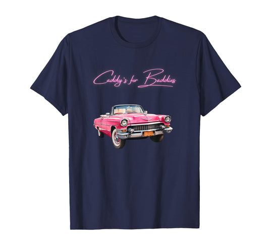 Pink Cadillac Lookin Vehicle - Vintage Style - Oldschool T-Shirt