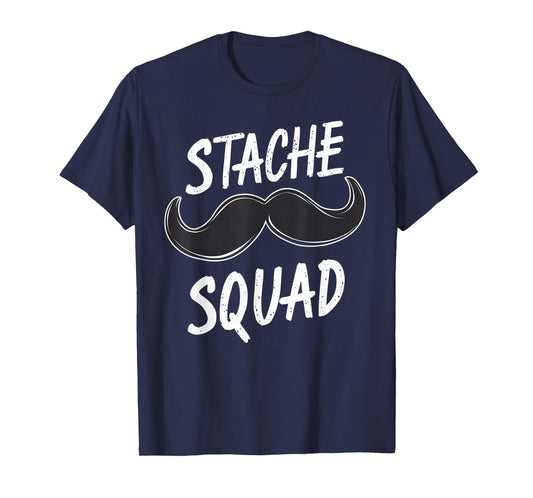 Stache Squad Mustache Group Costume T-Shirt