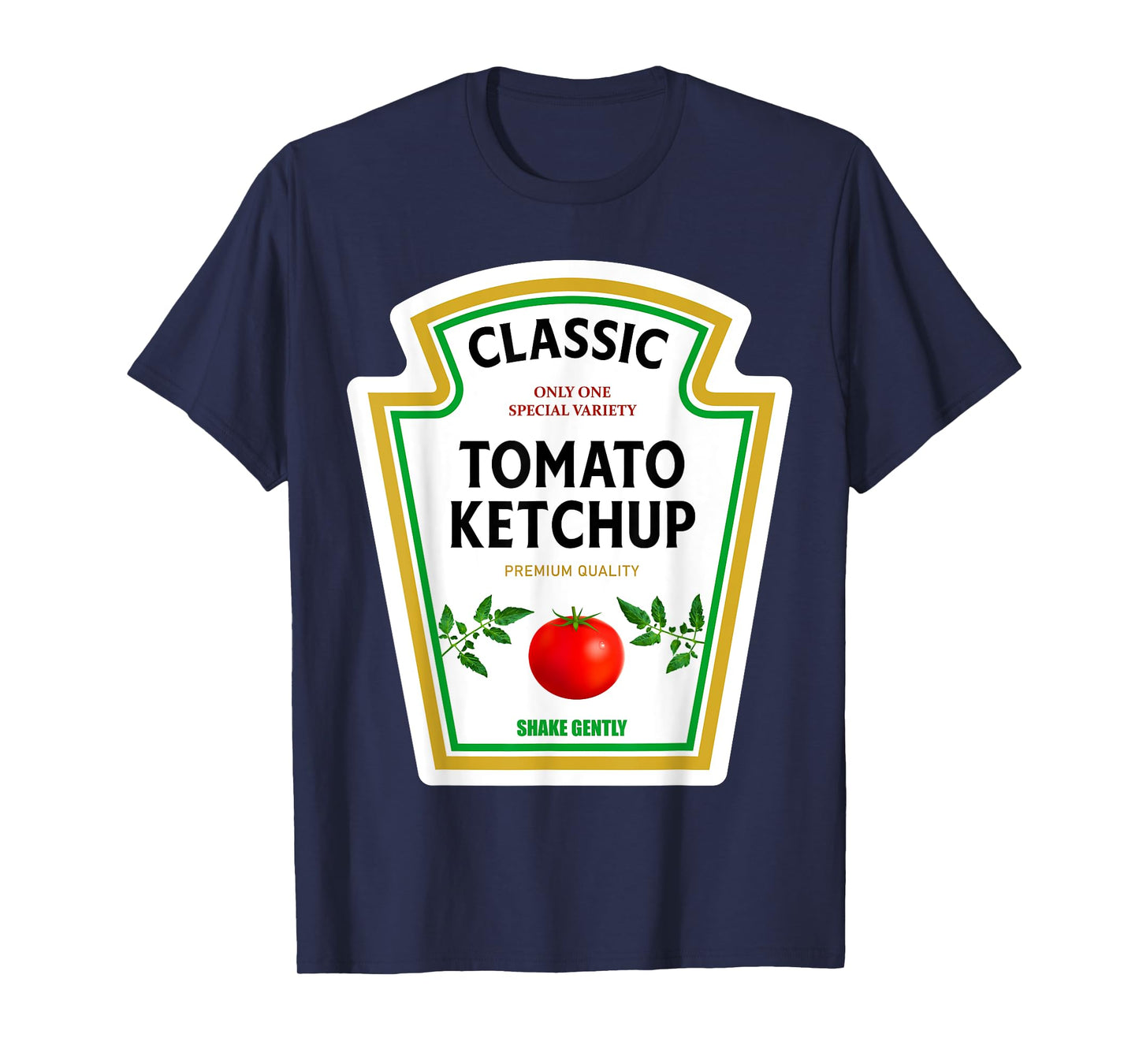 Ketchup Halloween 2024 Costume Matching Mustard Condiments T-Shirt