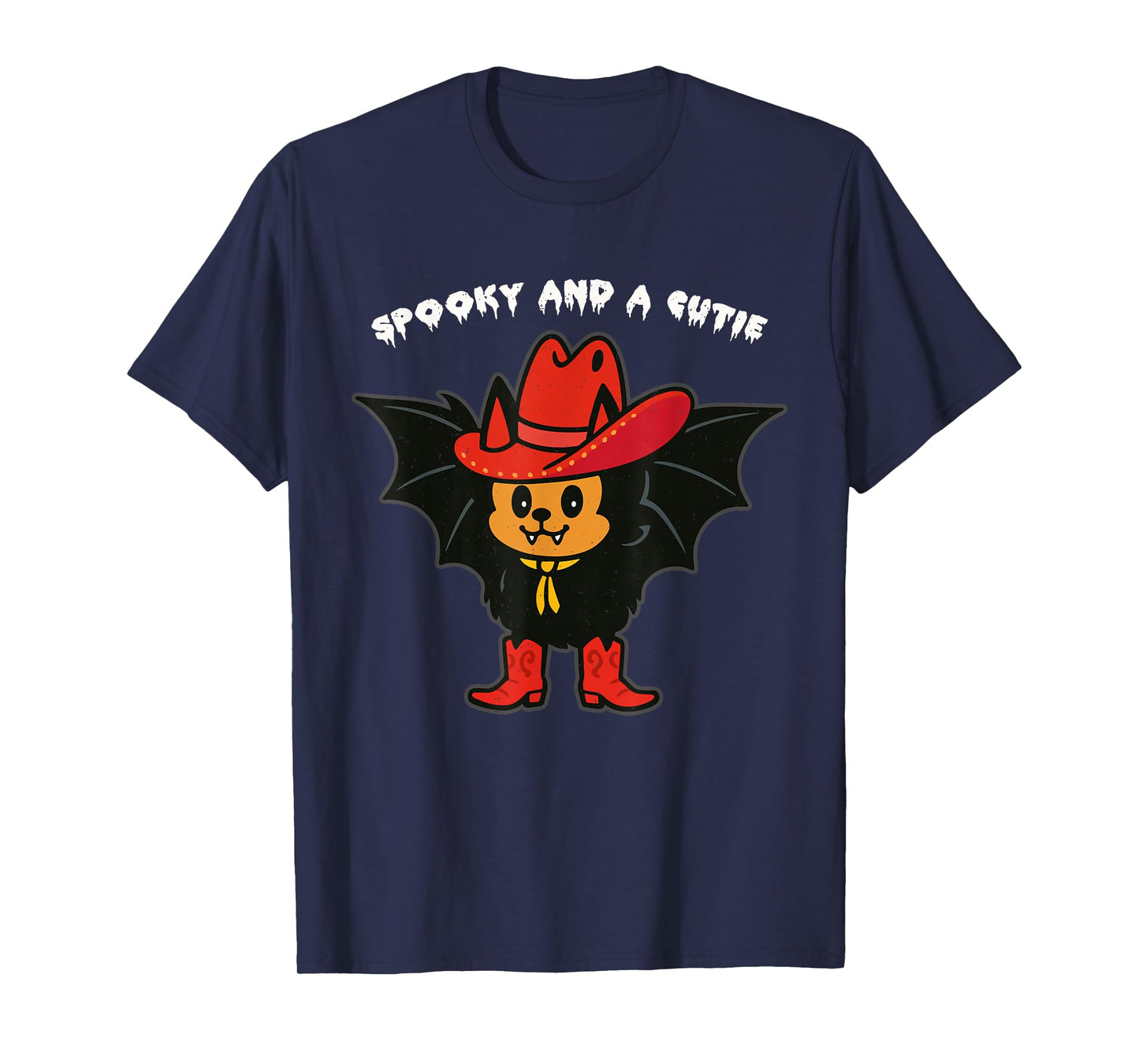 Spooky and Cutie Bat Halloween Cute Toddler Boys Girls Kids T-Shirt