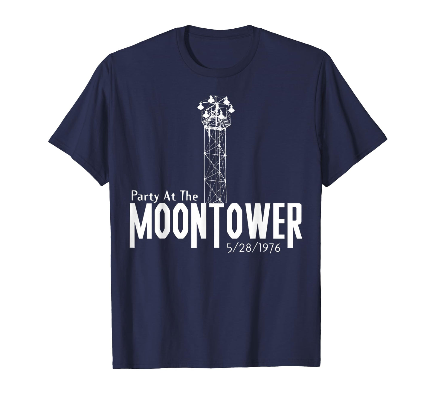 Party At The Moon Tower Funny Cool Vintage Party Classic 90s T-Shirt