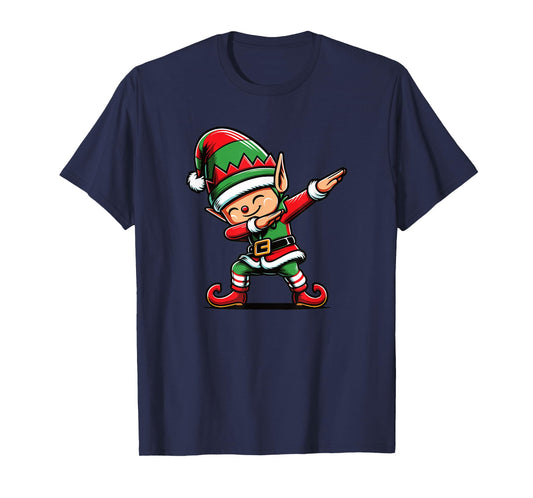 Dabbing Christmas Elf Dab Christmas T-Shirt