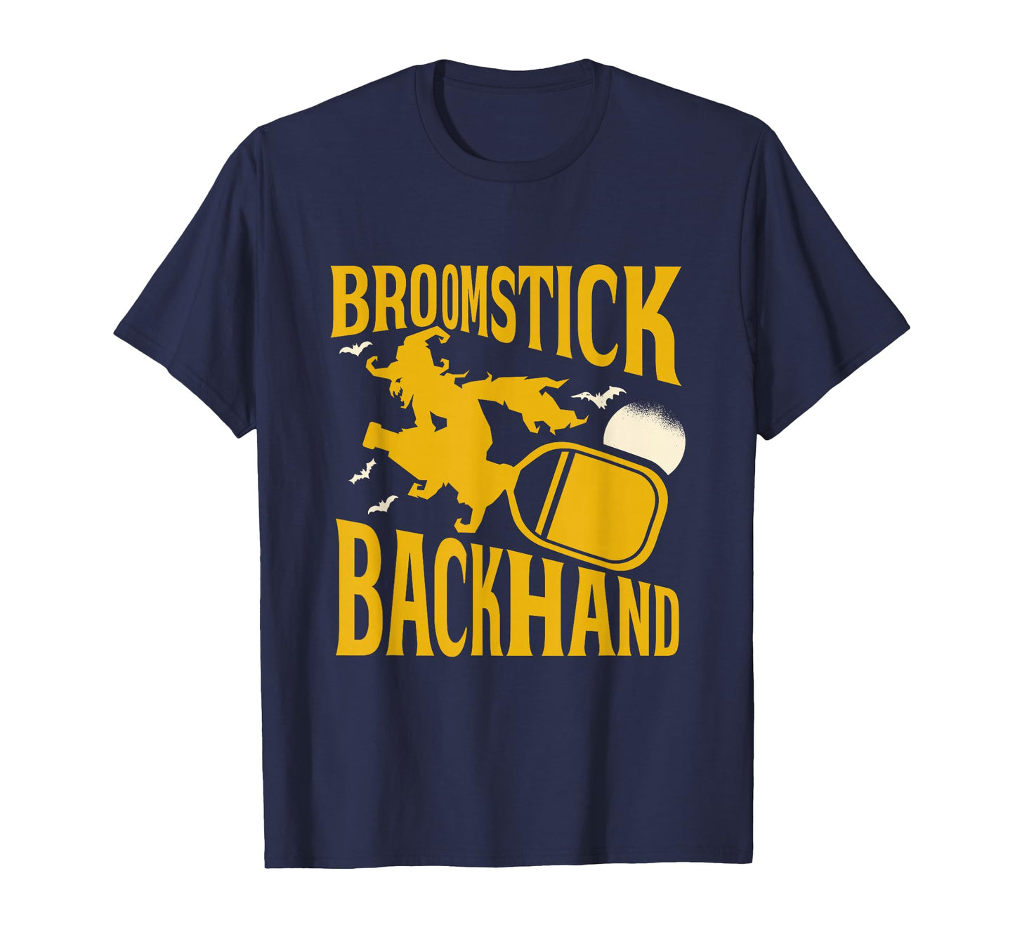 Broomstick Backhand - Funny Witch Player Costume T-Shirt