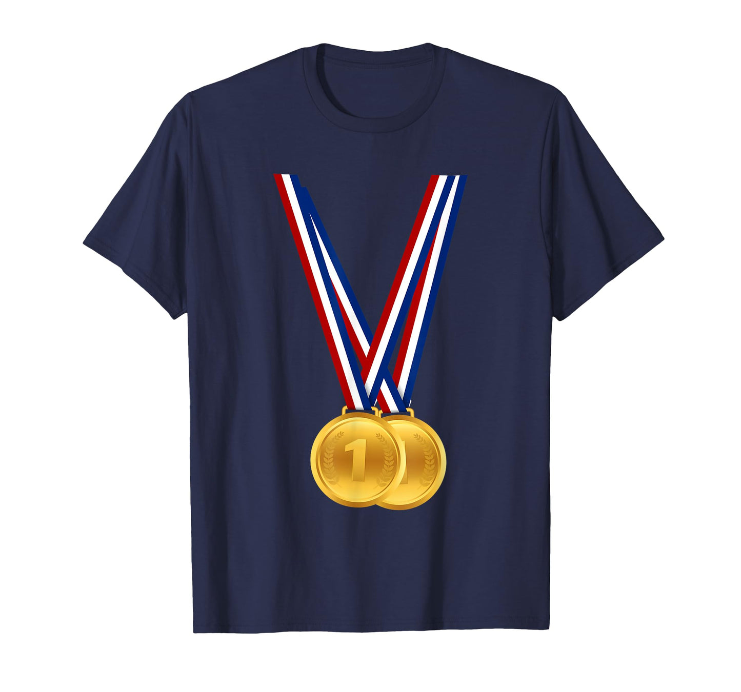Gold Medals Funny Winners And Champions Gift Birthday T-Shirt