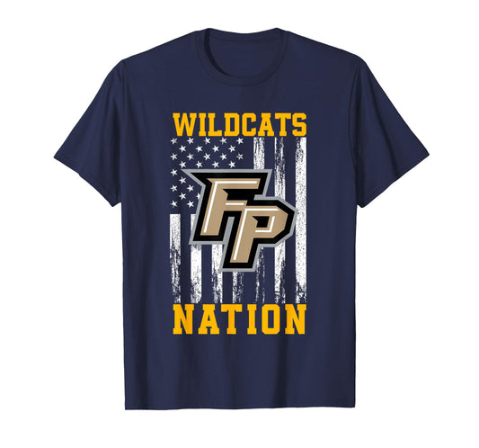 Fort Payne Wildcats Logo Nation HS T-Shirt