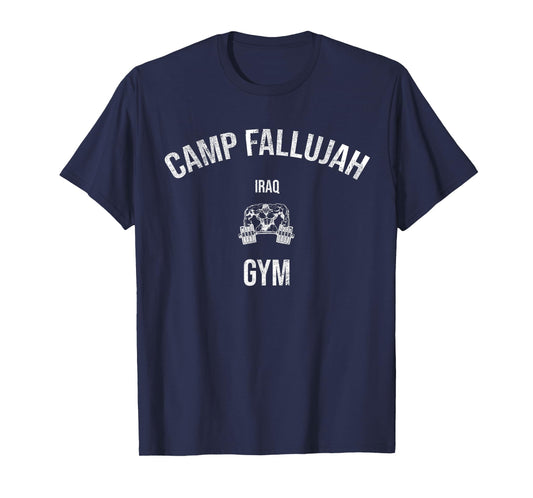 Camp Fallujah Iraq Gym Veteran OIF T-Shirt