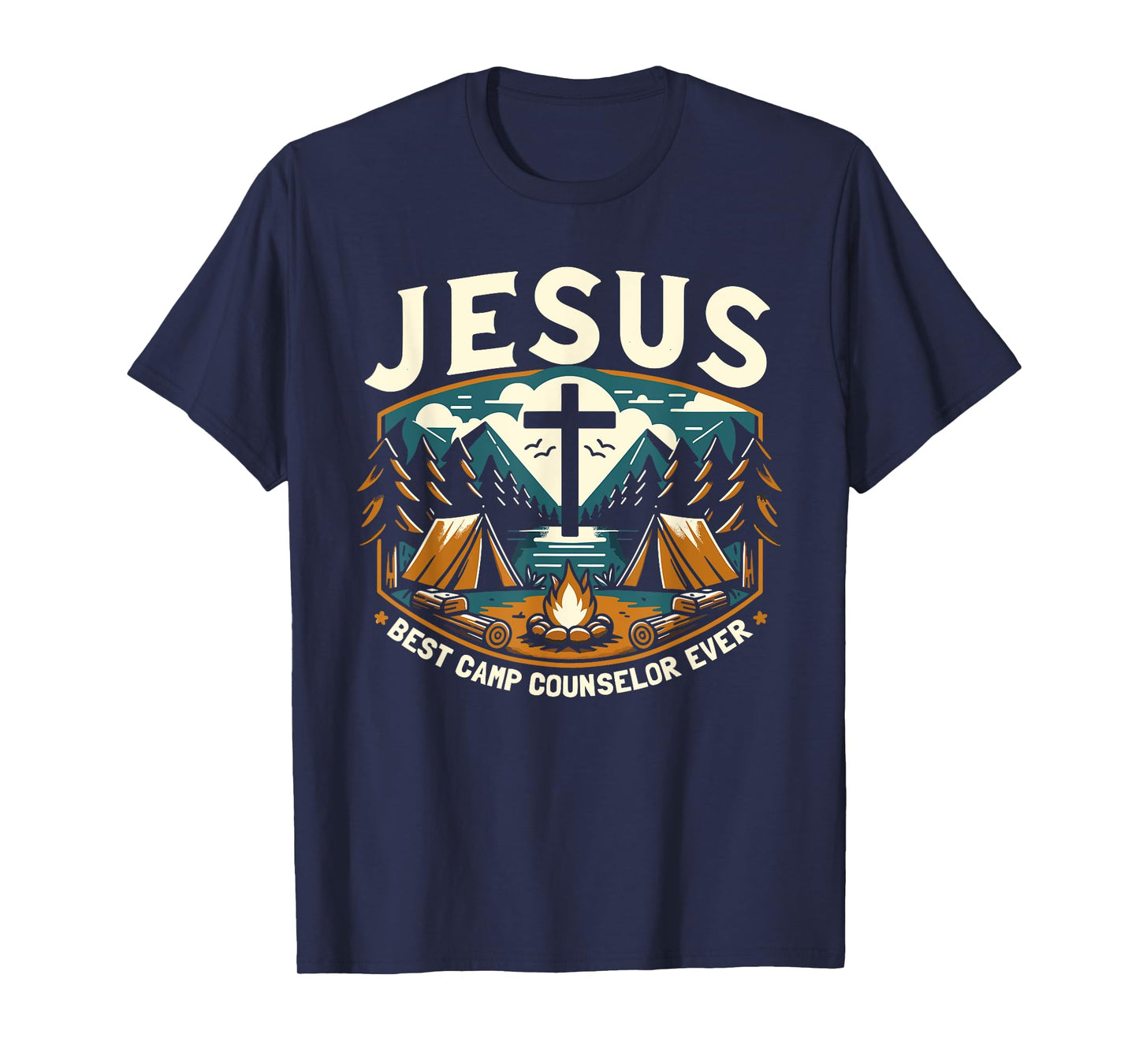 Jesus Best Camp Counselor Ever Church Camp T-Shirt