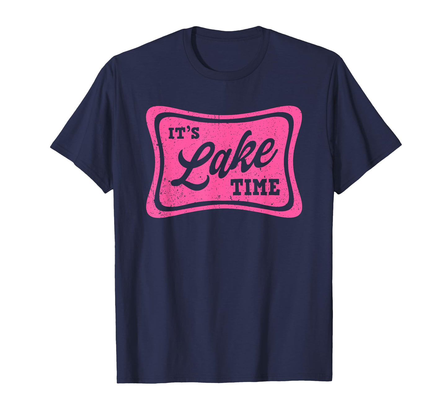 It's Lake Time, Retro Lake Life, Summer Lake Days Vacation T-Shirt