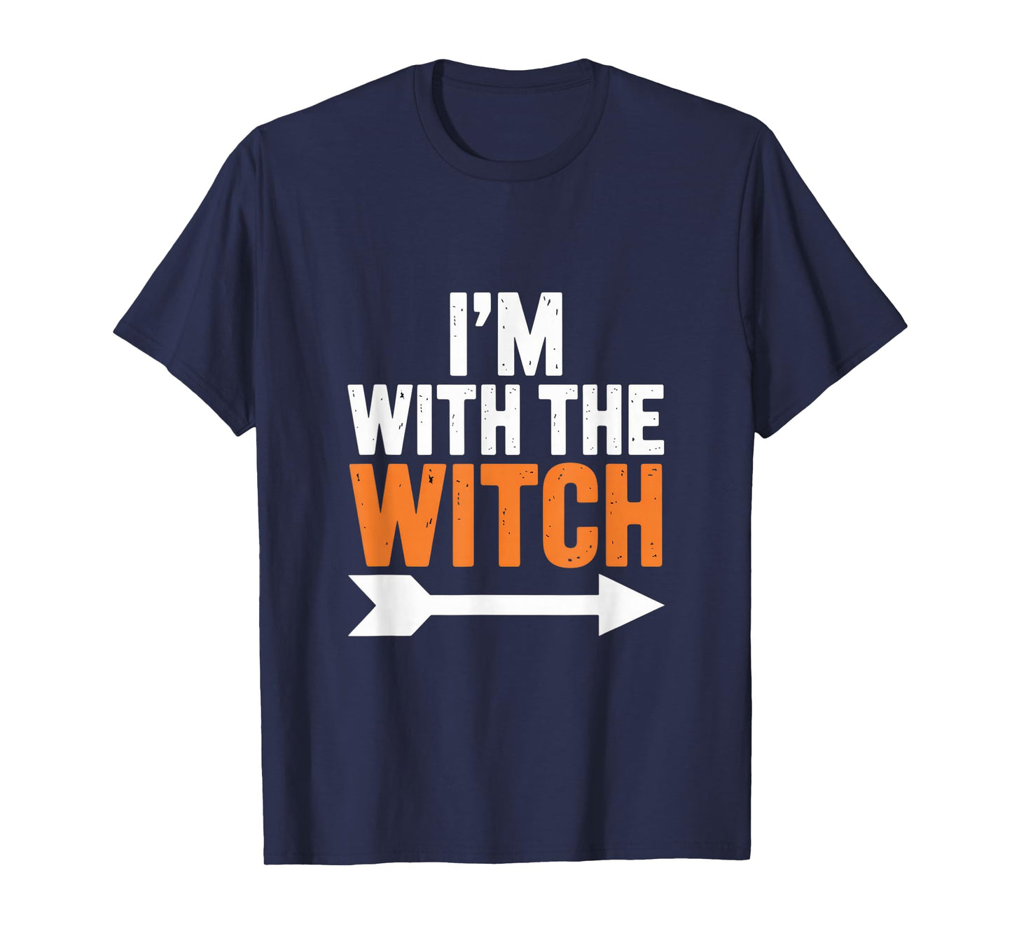I'm with The Witch Funny Halloween Partner Costume Party T-Shirt