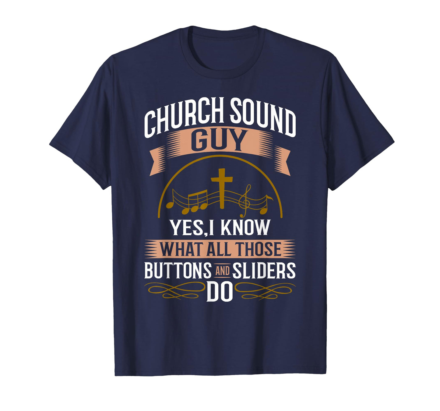 Church Sound Engineer Audio System Music Christian T-Shirt