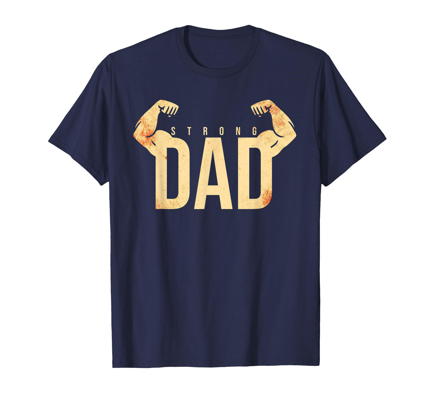Mens Strong Dad Workout Gym T-Shirt
